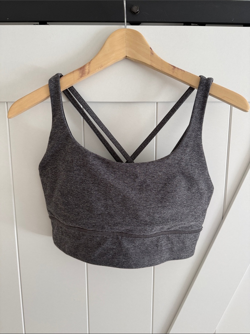 lululemon athletica Charcoal Gray Energy Sports Bra